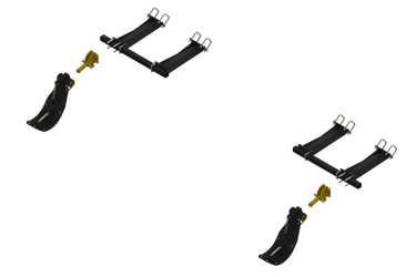 LANSS4412R2FH -- Lankota Stalk Stomper® Mounting Kit for CaseIH® 2612/4212/4412 Series & New Holland® 99 Series folding Corn Heads (2 rows)